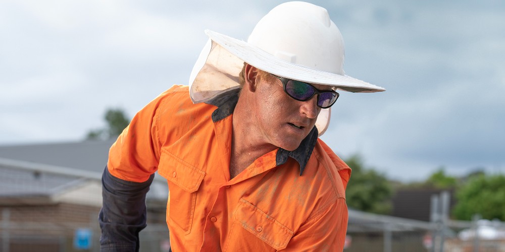 Sun protection for outdoor workers