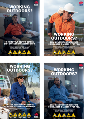 Posters from the Outdoor Workers Campaign