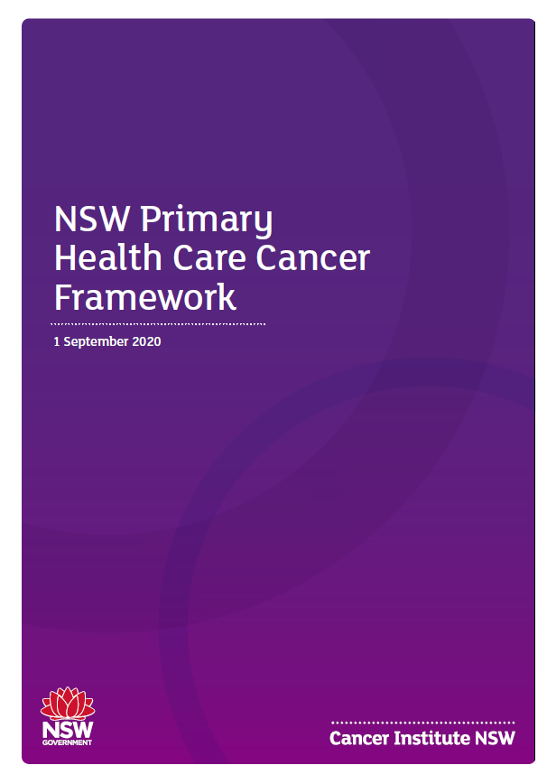 NSW Primary Health Cancer Cancer Framework