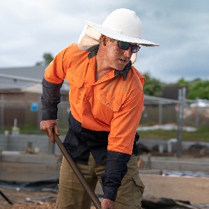 Sun protection for outdoor workers