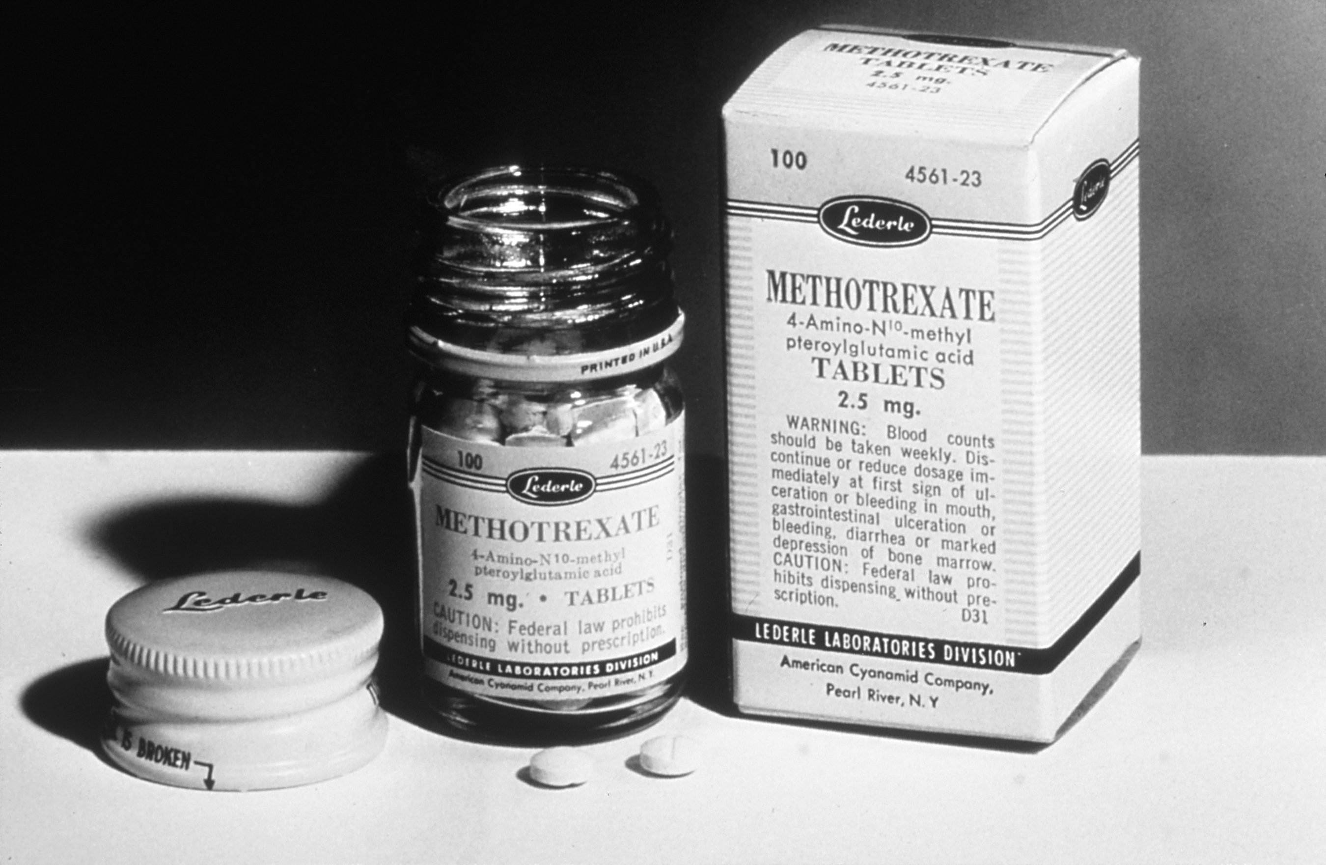 Original Methotrexate packaging